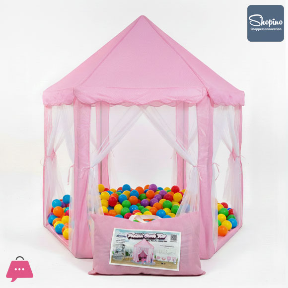 Shopino Princess Castle Tent Indoor Outdoor Fairy House Kids Play Tent
