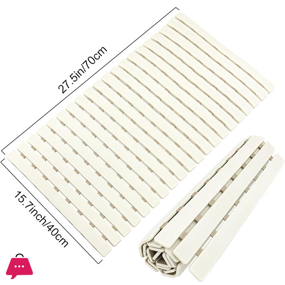 Bath Tub Shower Mat Non Slip Bathtub Mats for Bathroom Anti Slip Shower Mat with Drain Hole