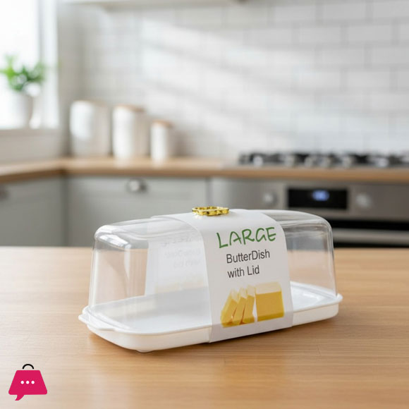 Butter Dish with Lid - Plastic