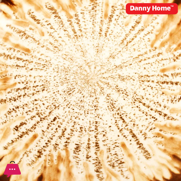 Danny Home Brown and yellow Printed Dinner Set 24pcs