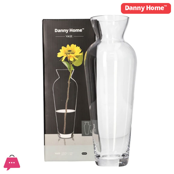 Danny Home Glass Plant Vase - 25.2cm