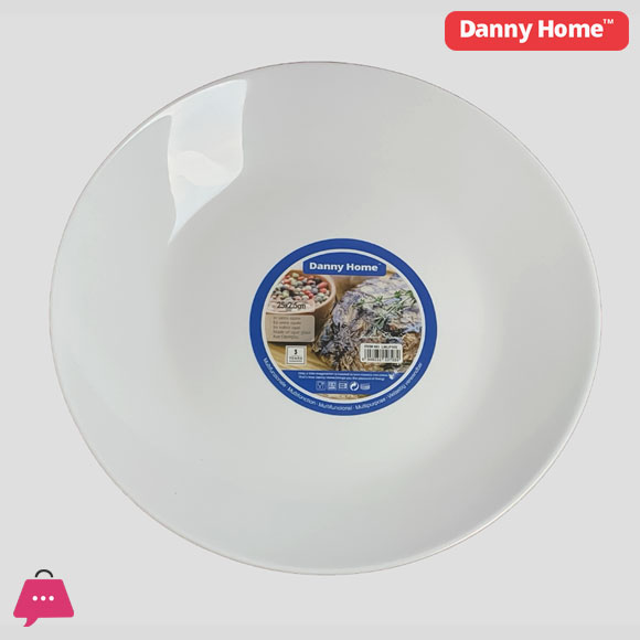 Danny Home Opal Glass Dinner Plate - 10.5inch