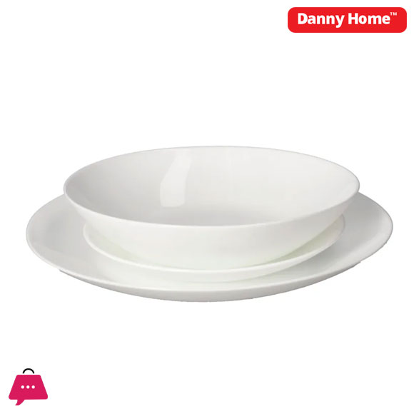 Danny Home Opal Glass Dinnerware Set 18pcs