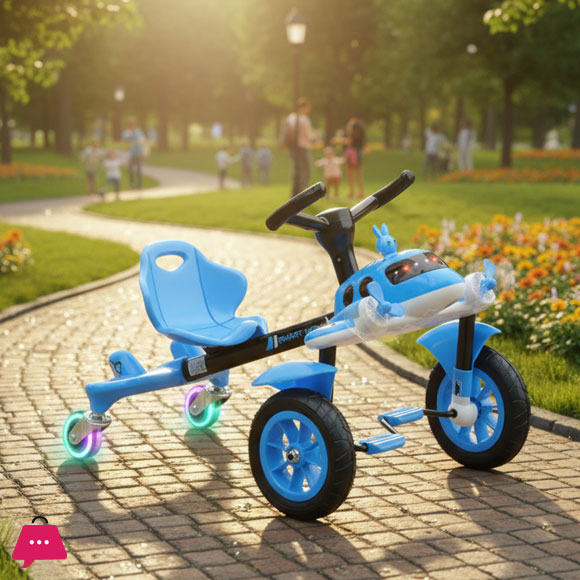 Drifting Go Kart Portable Classic Colorful Lights Adjustable Electric Go Kart Scooter for Kids 8-12 Years Old