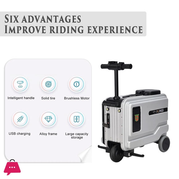 Electric Ride on Suitcase Smart Luggage 20 Inch