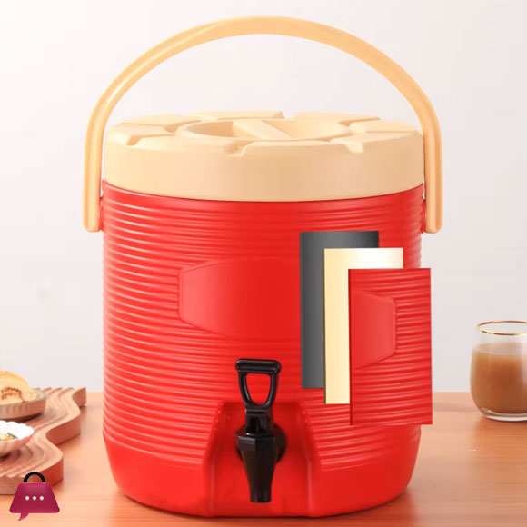Portable Large Capacity Thermal Insulation Inner Stainless Steel Cooler 9 & 11 Liter
