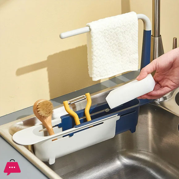 Telescopic Sink Shelf Kitchen Sinks Organizer - Sink Shelf Kitchen Organizer Soap