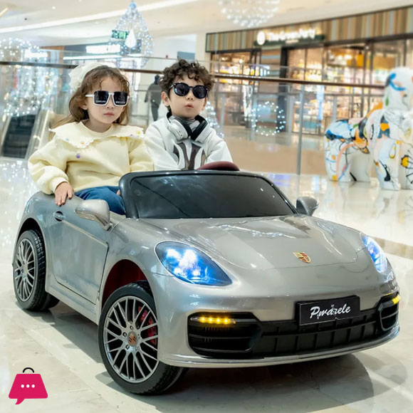 12V Porsche Boxster Style Electric Ride on Car For 2-Kids