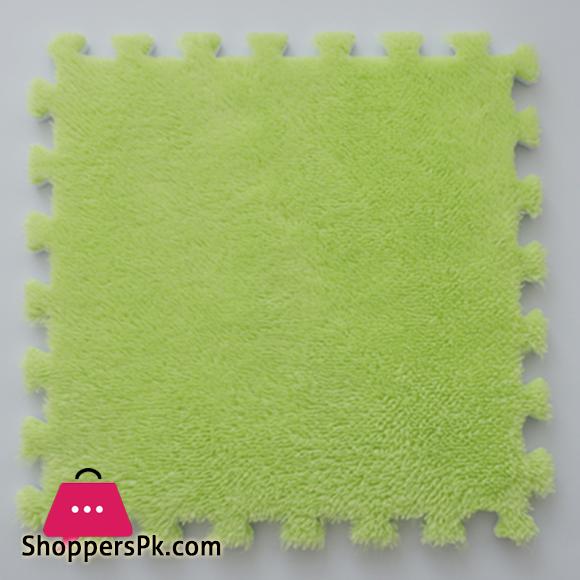 30X30Cm Kids Carpet Foam Puzzle Mat EVA Shaggy Baby Eco Floor Square Stitching Velvet Mat For Living Room Decor Floor Mats - 10Pcs