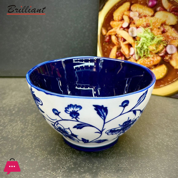 Brilliant Porcelain Serving Bowl 4.5Inch