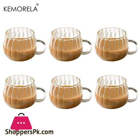Pumpkin Shaped Glass Cups High Borosilicate Glass Water Cup 300ml