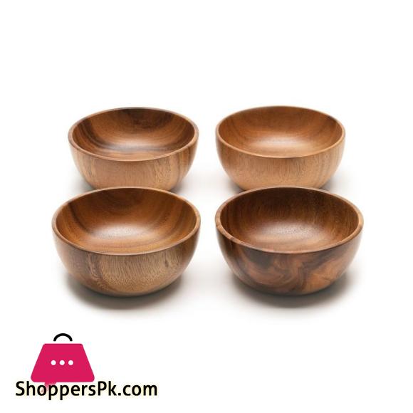 Wooden Soup Bowl Best Quality Pack of 4