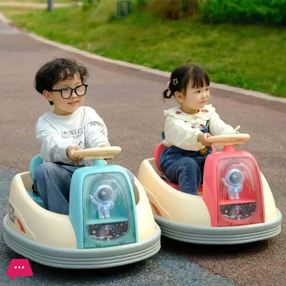 Childrens Bumper Car Rotating Kart Car Remote Control