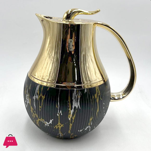 Dubai Arabian Style Marble Texture Flask Thermos Kettle Thermos Coffee Pot