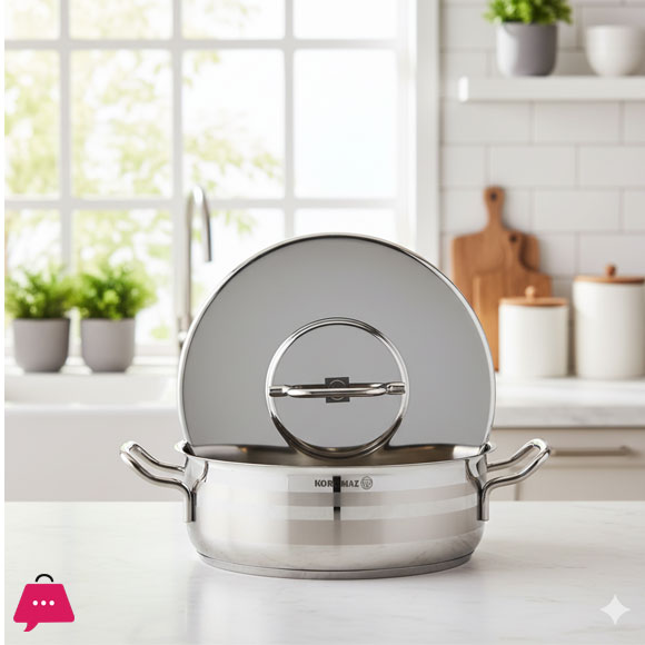 Korkmaz Astra2 Low Casserole 24X8 Cm - 3.5Ltr