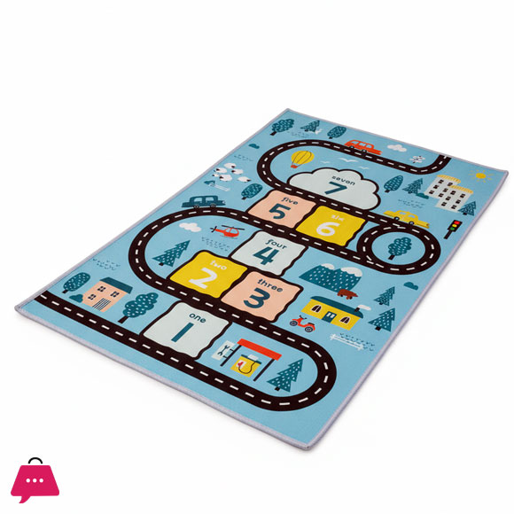 Space Pattern Play Mat Large Area Carpet Bedroom Playroom Floor Mat Perfect for Classroom Fun Educational Non Slip Activity Floor Mat