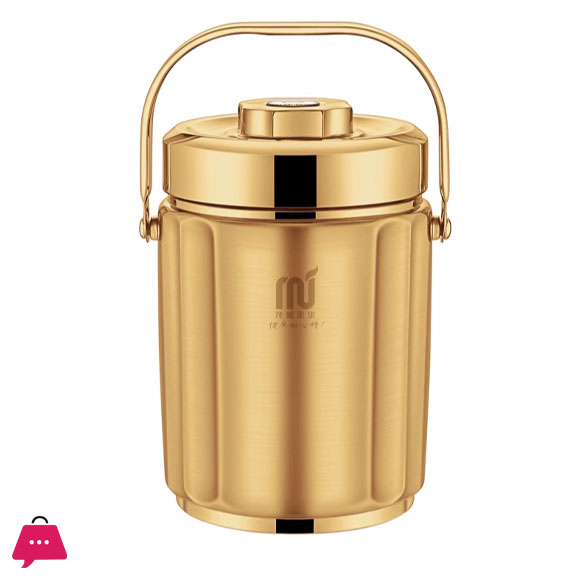 Stainless Steel Thermos Food Carrier Storage Container for Take Away 2.5 Liter