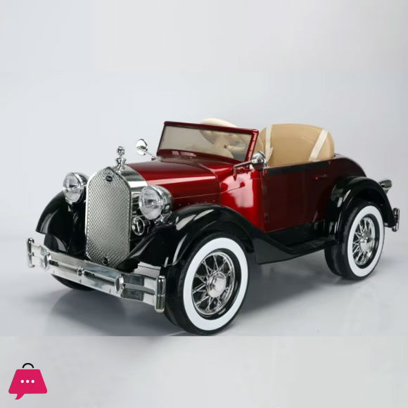 Vintage Classic Ride-On Electric Car for Kids