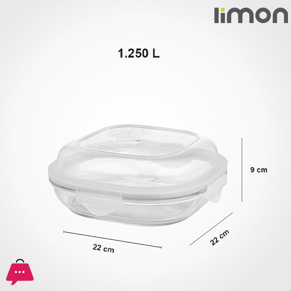 Limon Glass Food Container – Iran Made