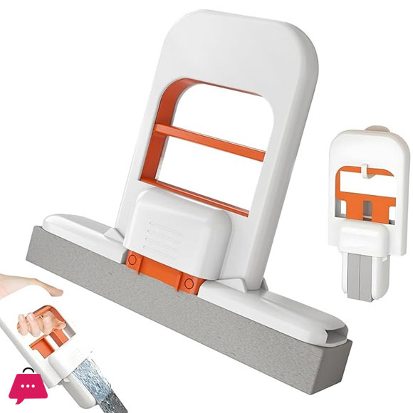 1pc Multi-Functional Mini Mop Retractable Wet & Dry Use