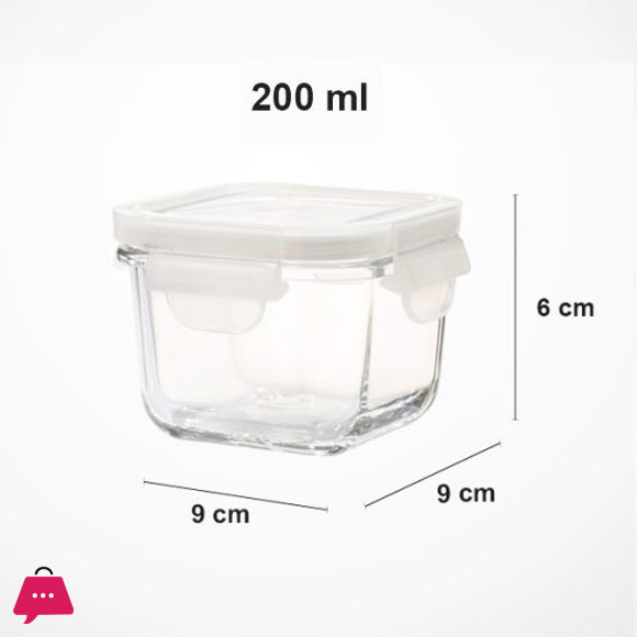 Limon Glass Containers with Lid