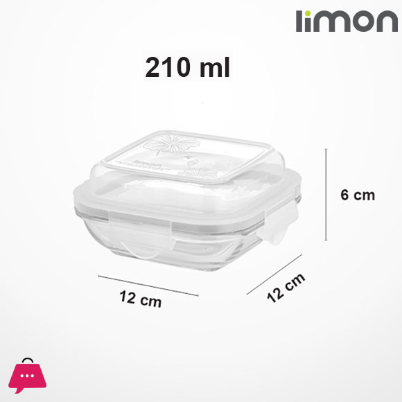 Limon Glass Food Container – Iran Made