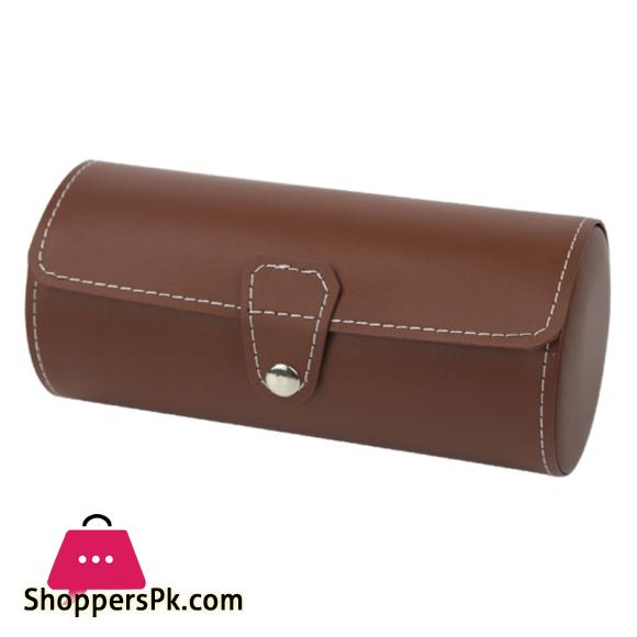 3 Slots watch Case Stylish Portable Display atch Storage Box