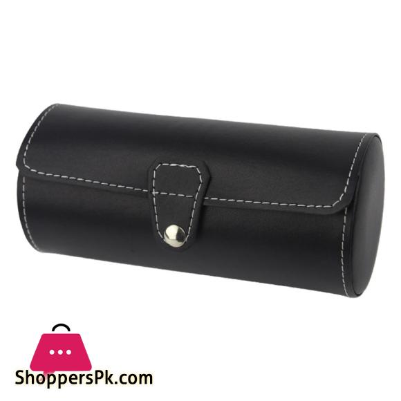 3 Slots watch Case Stylish Portable Display atch Storage Box