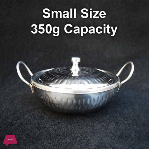 Steel Karahi Stainless Steel Serving Karahi
