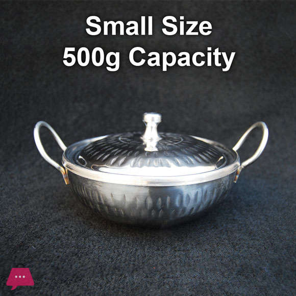 Steel Karahi Stainless Steel Serving Karahi