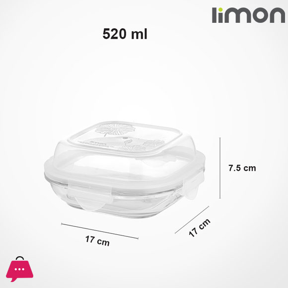 Limon Glass Food Container – Iran Made