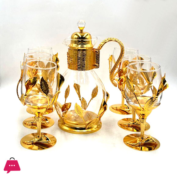 7 Pcs Luxury Glass Water Set Juice Jug & Glass Set