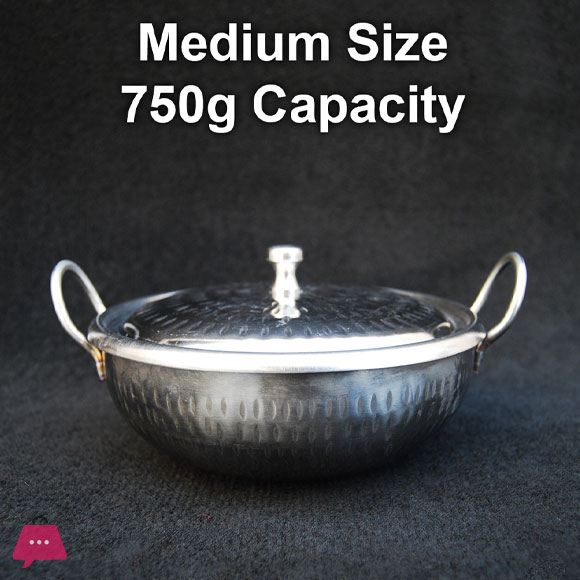 Steel Karahi Stainless Steel Serving Karahi
