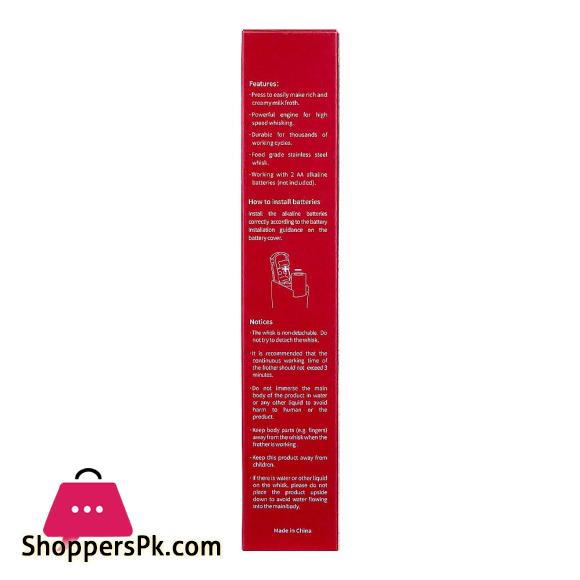 Handheld Stainless Steel Battery Operated Electric Milk Frother