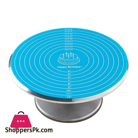 Round Silicone Baking Mat Non-slip Pastry Turntable Nonstick Dough Kneading Pad