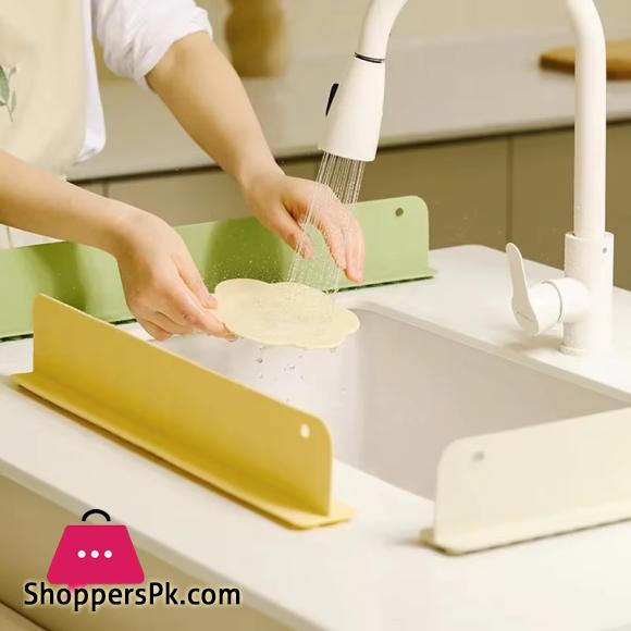 Silicone Sink Baffle Splash Guard with Suction Cup