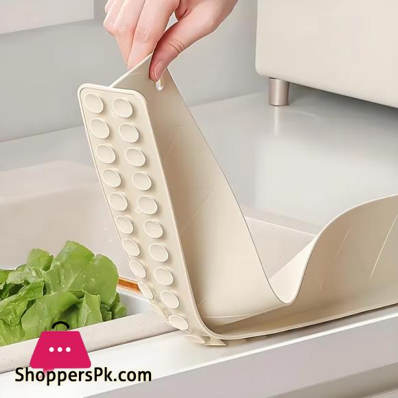 Silicone Sink Baffle Splash Guard with Suction Cup