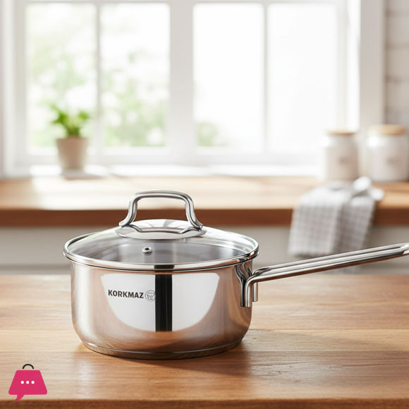 KROKMAZ A1648 Perla Saucepan with lid 16x8 cm 1.6 l.