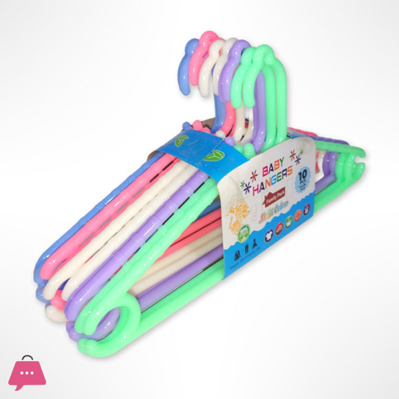 Baby Hanger Multi Colour Pack of 10