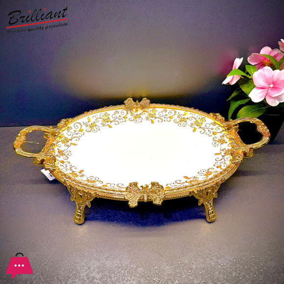 BRILLIANT Royal Bloom Serving Platter BR5011 – 42 x 25.5 x 6 cm