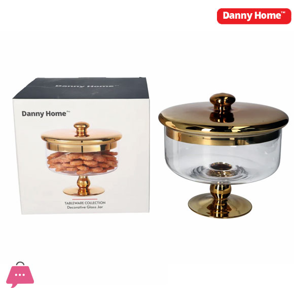 Danny Home Decorative Cookie Glass Jar 17.5cm