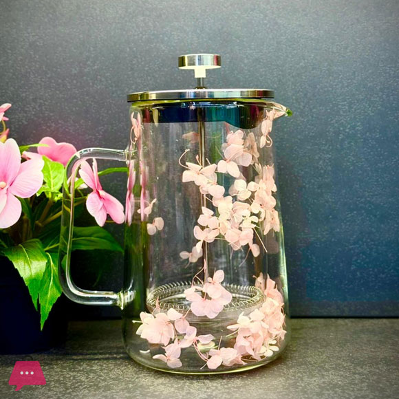 Double Wall French Press Coffee Maker Heat-Resistant Glass Teapot