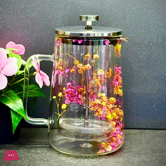Double Wall French Press Coffee Maker Heat-Resistant Glass Teapot