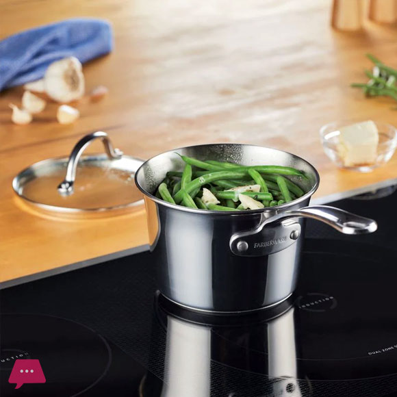 Farberware Millennium Stainless Steel Cookware Pots and Pans Set 10 Pcs Induction Cookware Set