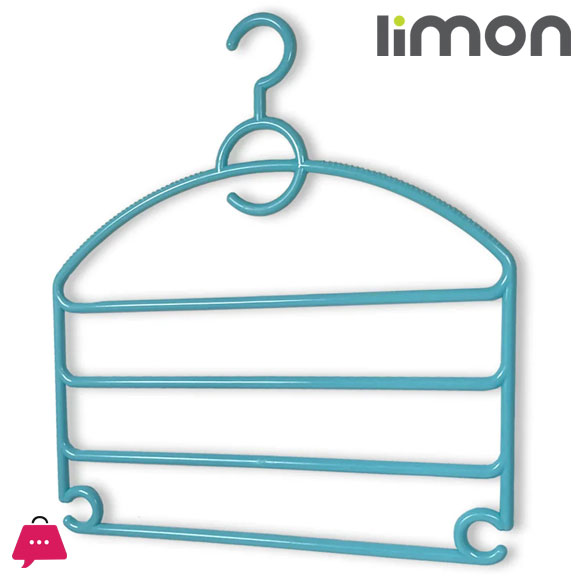 Limon Imperial 4 Layer Scarf Hanger, Multi Layer Hanger For Clothes, Multipurpose Magic Hanger