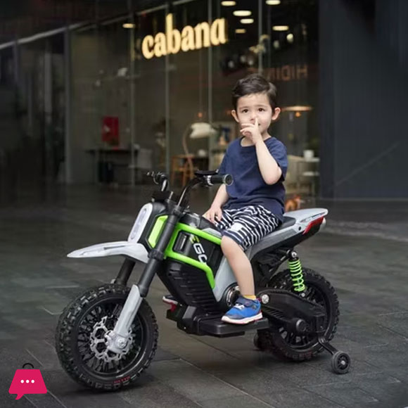 Kids Battery Operated Motorcycle Children Electric Bike Motorcycles Ride-on Car for 2-8 Years Kids