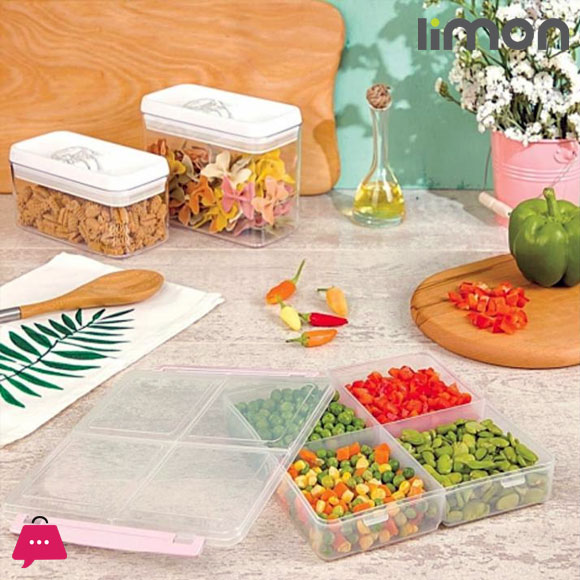Limon 4 Section Tray 180 Gram x 4 Partition