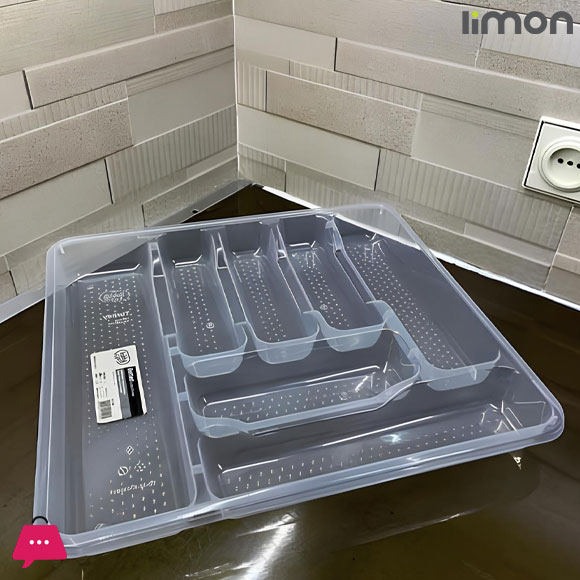 Limon Kitchen Drawer Plastic Cutlery Tray