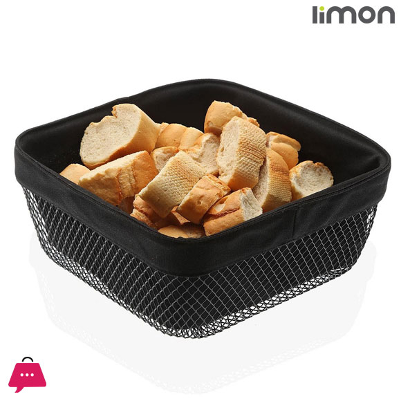 Limon Square Metal Fruit Basket