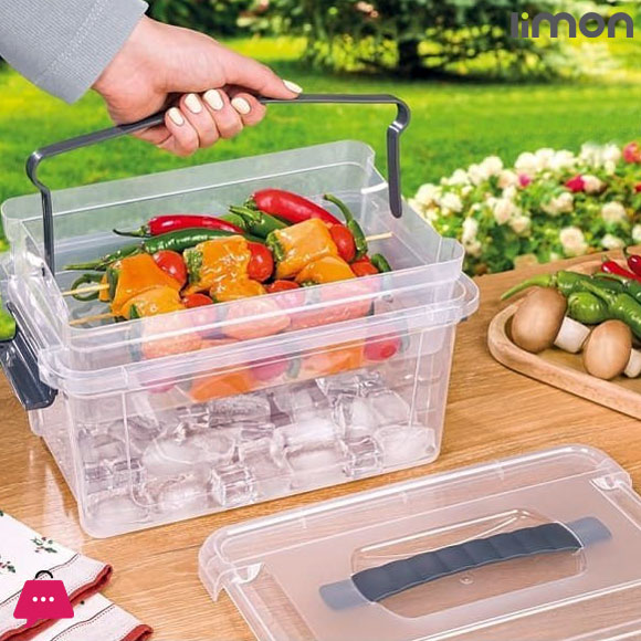 Limon Picnic Box Travel Box with Ice Holder 9 Liter